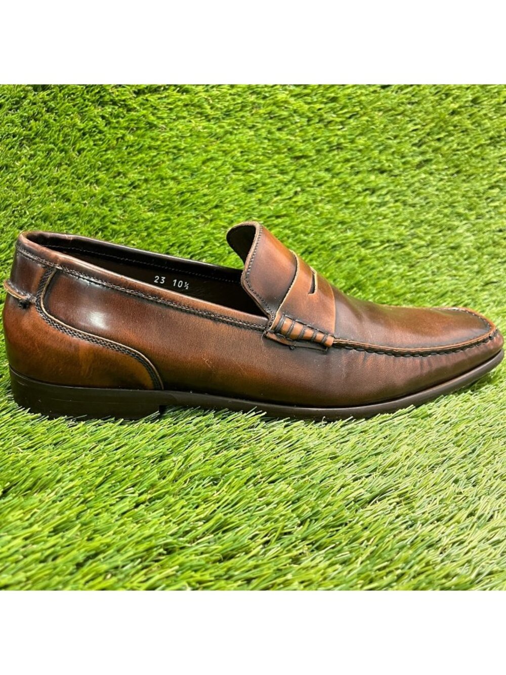 To Boot New York Mens Size 10.5 Brown Classic Leather Slip On Penny Loafers